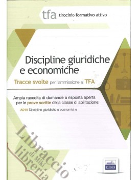 TFA DISCIPLINE GIURIDICHE ED ECONOMICHE