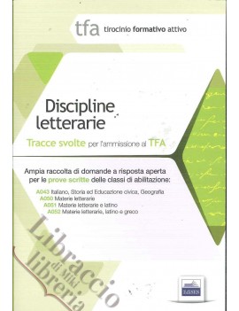 TFA DISCIPLINE LETTERARIE A043 A050 A051