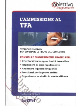 L'ammissione al TFA