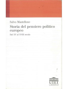 STORIA DEL PENSIERO POLITICO EUROPEO