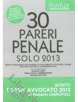 30 PARERI PENALE SOLO 2013