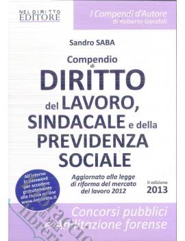 COMPENDIO DI DIRITTO DEL LAVORO,  SINDAC