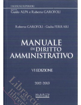 MANUALE DI DIRITTO AMMINISTRATIVO