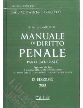 MANUALE DI PENALE PG 2013