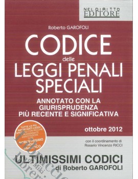 CODICE DELLE LEGGI PENALI SPECIALI