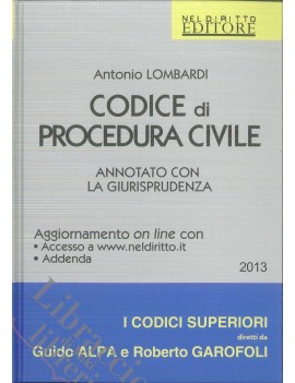 CODICE DI PROCEDURA CIVILE