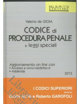 CODICE DI PROCEDURA PENALE