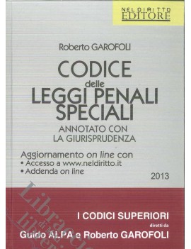 CODICE DELLE LEGGI PENALI SPECIALI