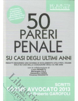 50 PARERI PENALI