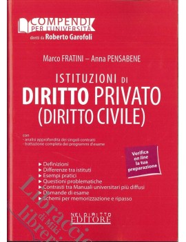 ISTITUZIONI DI DIRITTO PRIVATO (DIRITTO