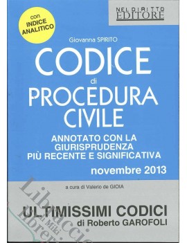 CODICE DI PROCEDURA CIVILE