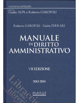 MANUALE DI DIRITTO AMMINISTRATIVO VII ED