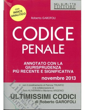 CODICE PENALE annotato nov 2013