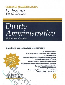 LE LEZIONI. DIRITTO AMMINISTRATIVO