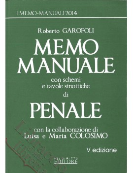 MEMO MANUALE PENALE 2014