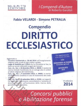 COMPENDIO DI DIRITTO ECCLESIASTICO