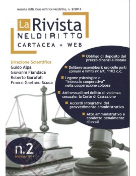 RIVISTA NELDIRITTO2 2014