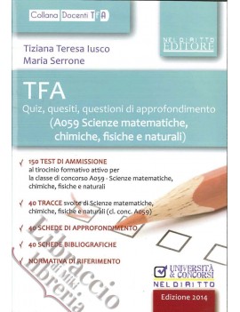 TFA quiz quesiti questioni di approfondi