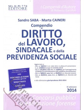 COMPENDIO DIRITTO DEL LAVORO E SIN