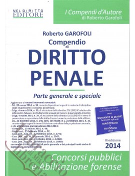 COMPENDIO DI DIRITTO PENALE PARTE GENERA