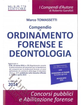 COMPENDIO DI ORDINAMENTO FORENSE 2014