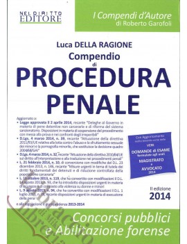 COMPENDIO DI PROCEDURA PENALE 2014