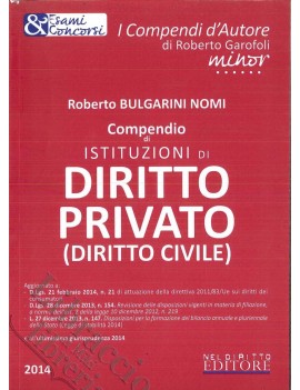 COMPENDIO DI ISTITUZIONI DI DIRITTO PRIV