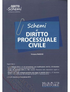 SCHEMI DI DIRITTO PROCESSUALE CIVILE