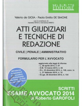 ATTI GIUDIZIARI E TECNICHE DI REDAZIONE