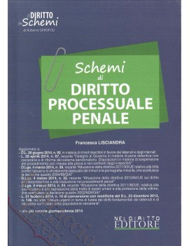 SCHEMI DI DIRITTO PROCESSUALE PENALE 201