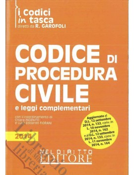 CODICE DI PROCEDURA CIVILE 2014