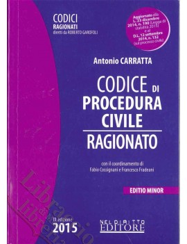 CODICE DI PROCEDURA CIVILE RAGIONATO