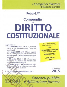 COMPENDIO DI DIRITTO COSTITUZIONALE E PU