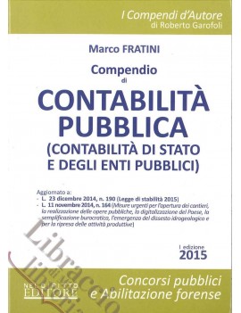 COMPENDIO DI CONTABILITA PUBBLICA 2015