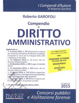 COMP. DIRITTO AMMINISTRATIVO 2015