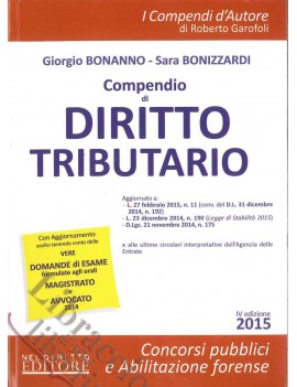 COMPENDIO DI DIRITTO TRIBUTARIO 2015