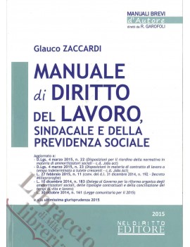 MANUALE DI DIRITTO DEL LAVORO 2015