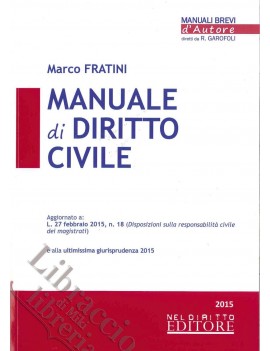 MANUALE DI DIRITTO CIVILE 2015