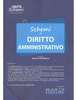 SCHEMI DI DIRITTO AMMINISTRATIVO