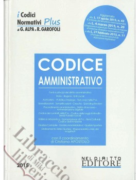 CODICE AMMINISTRATIVO 2015