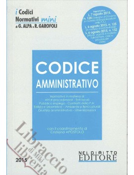 CODICE AMMINISTRATIVO 2015 NE