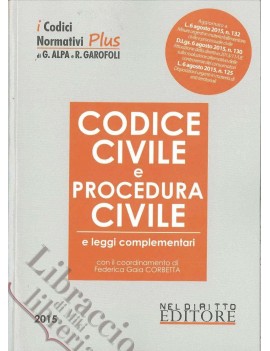 CODICE CIVILE E PROCEDURA CIVILE 2015