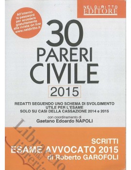 30 PARERI CIVILE 2015