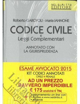 kit  CODICE CIVILE + PENALE 2015