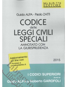 CODICE DELLE LEGGI CIVILI SPECIALI annot