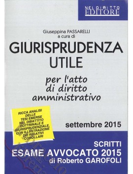 GIURISPRUDENZA UTILE per l'atto amminist