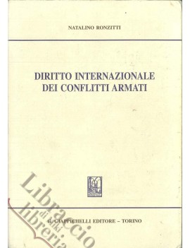 DIRITTO INTERNAZIONALE DEI CONFLITTI