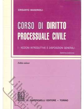 CORSO DI DIRITOO PROCESSUALE CIVILE 1