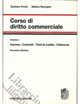 CORSO DI DIRITTO COMMERCIALE VOL1 \