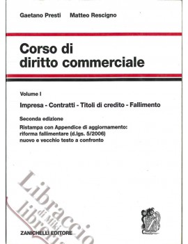 CORSO DI DIRITTO COMMERCIALE VOL,1